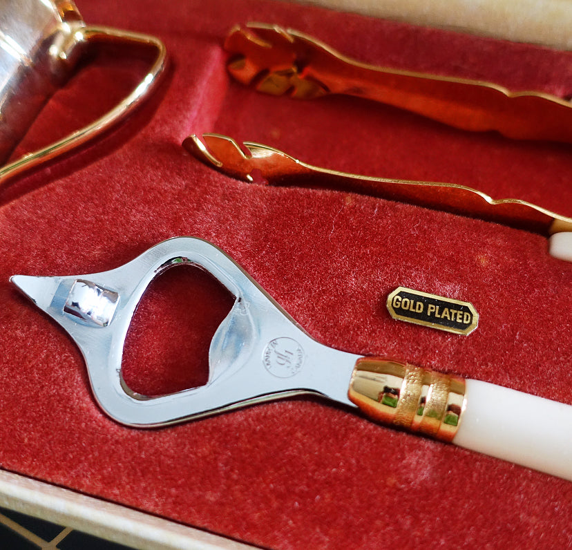 Mid-Century bar tool set