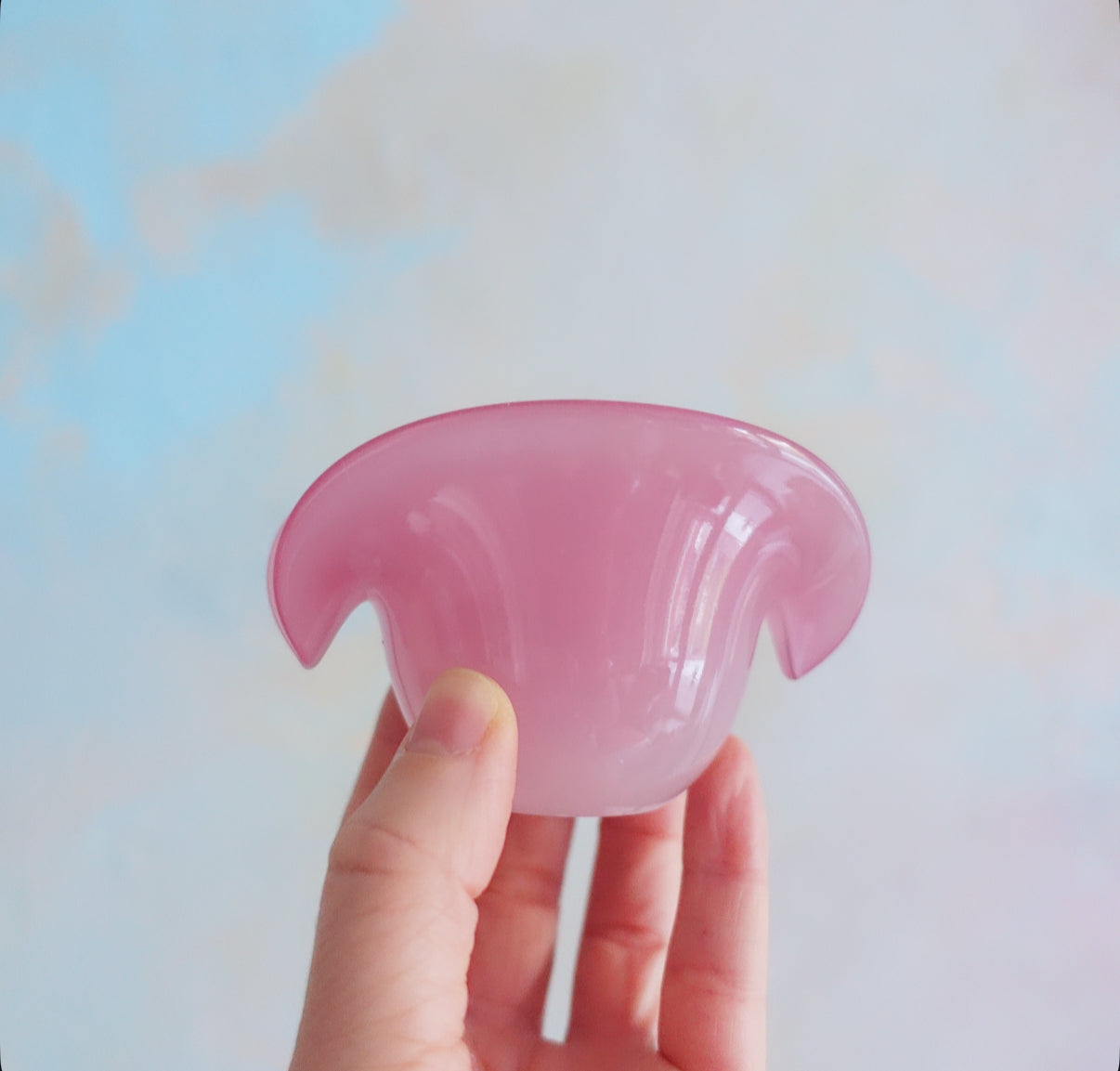 Baby Murano glass clam shell