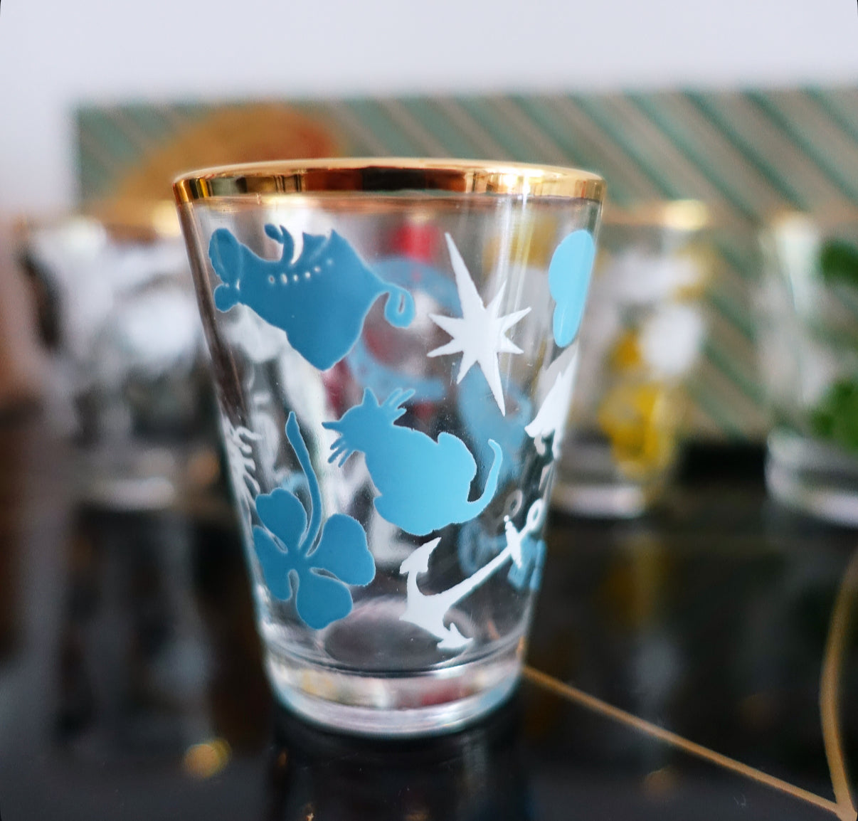 Lucky charm shot glasses
