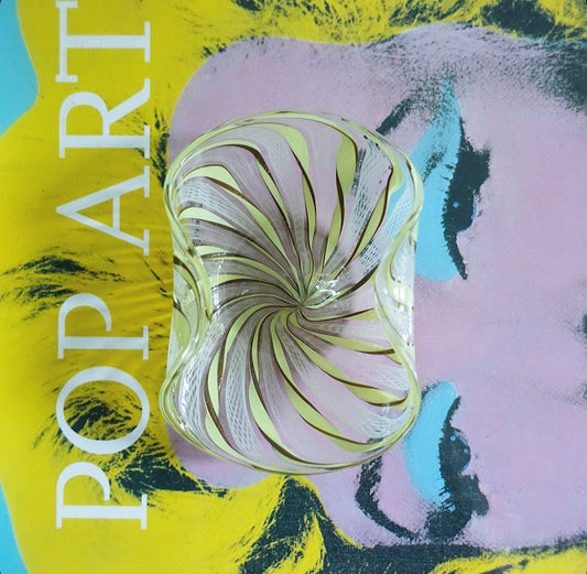 Zanfirico Murano glass trinket dish