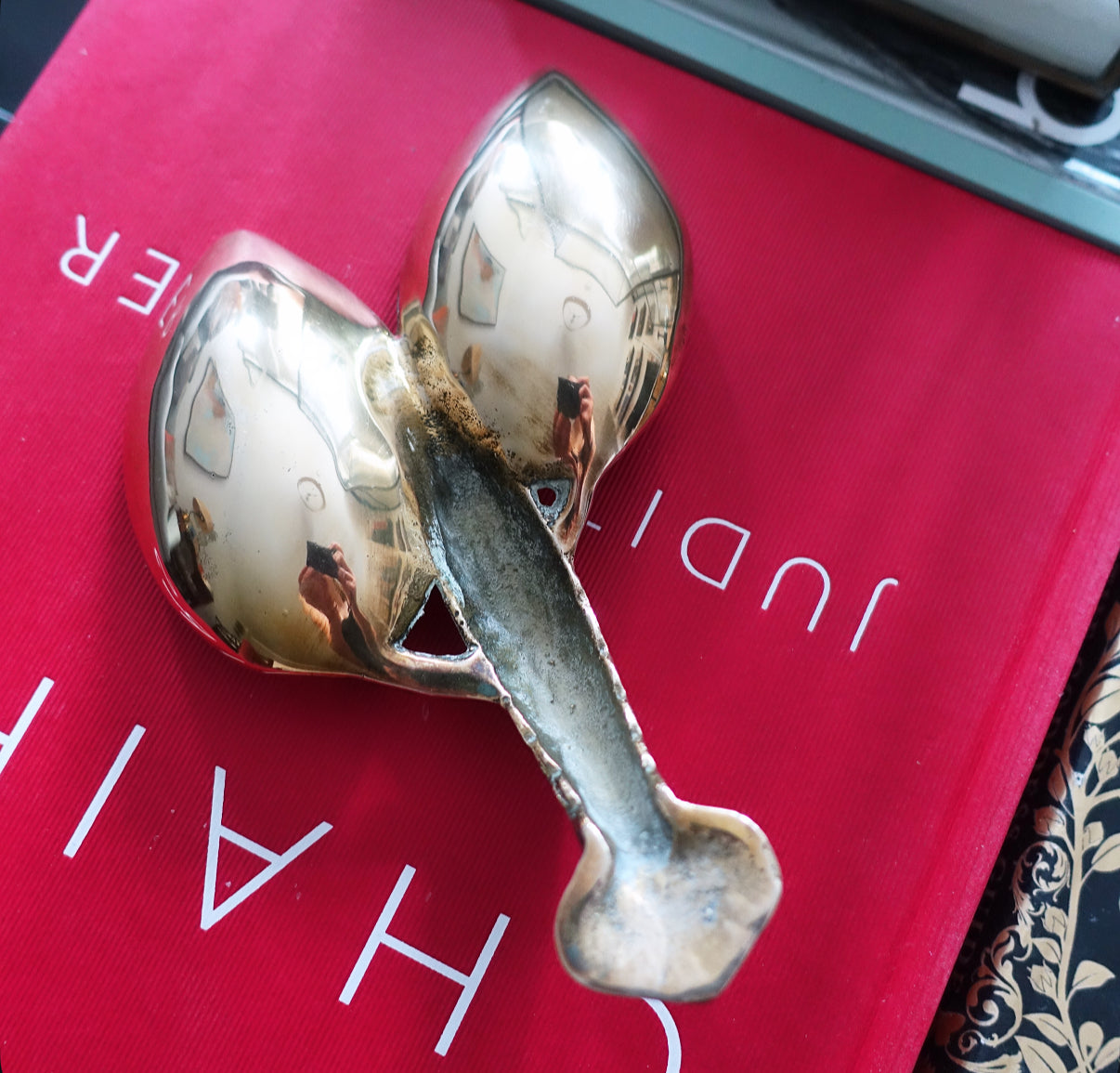Brass lobster trinket dish