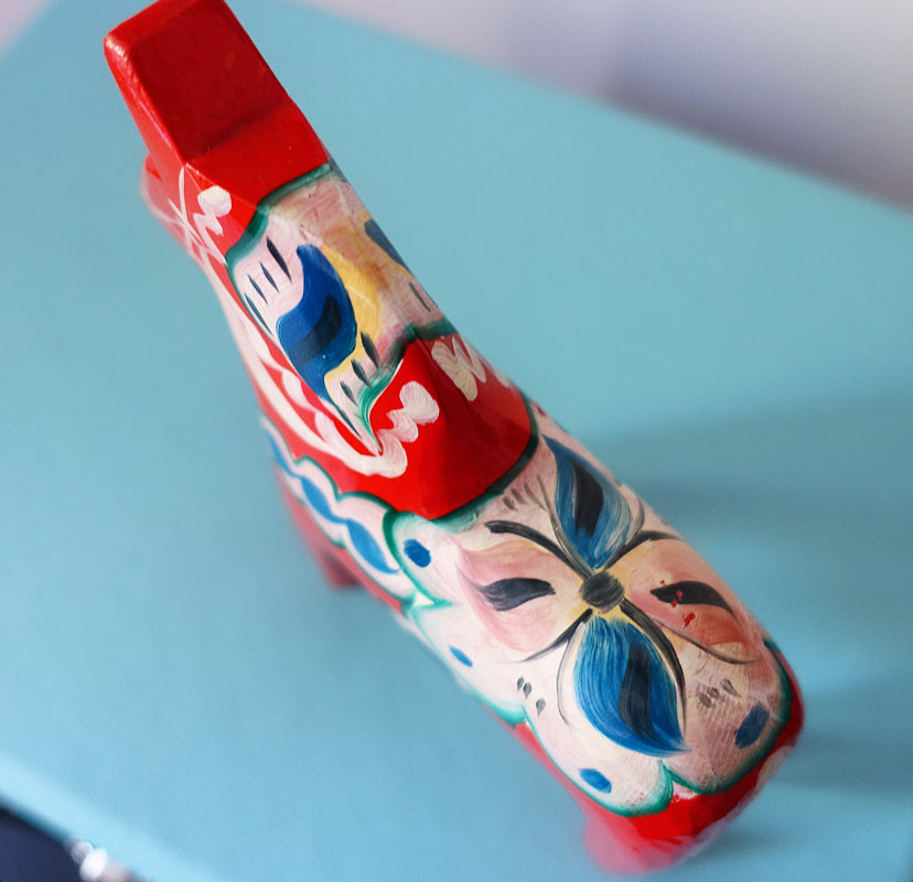 Medium red Dala Horse