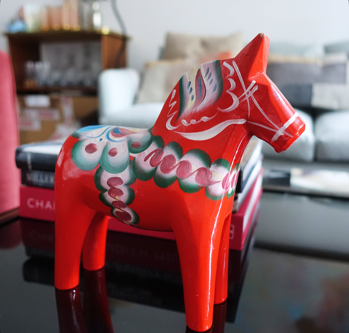 8 inch Swedish Dala Horse