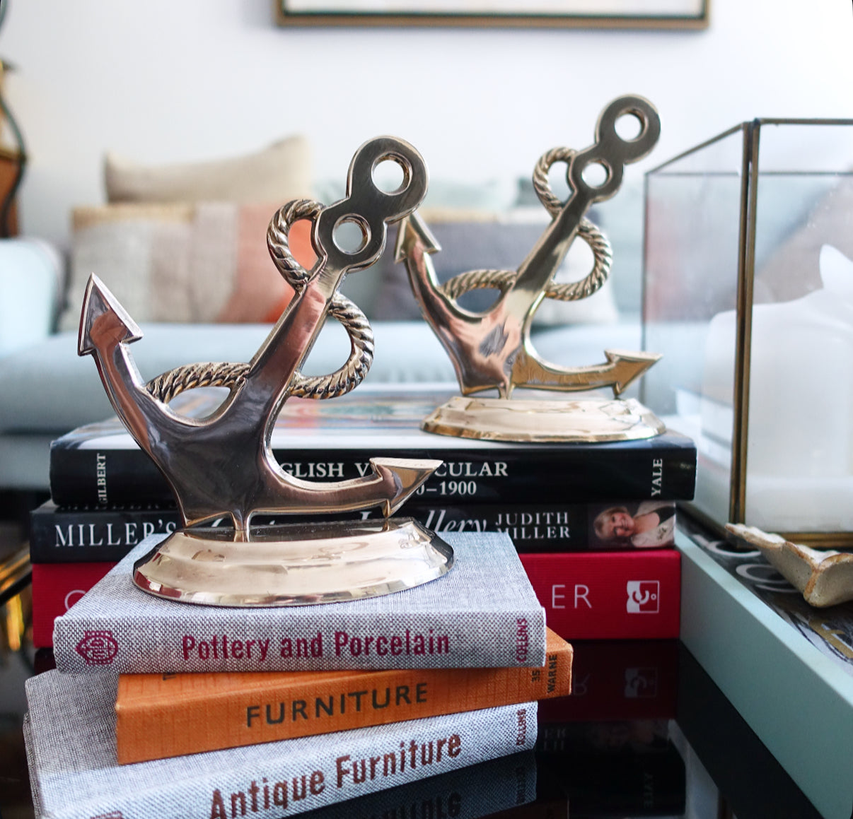 Pair of anchor bookends