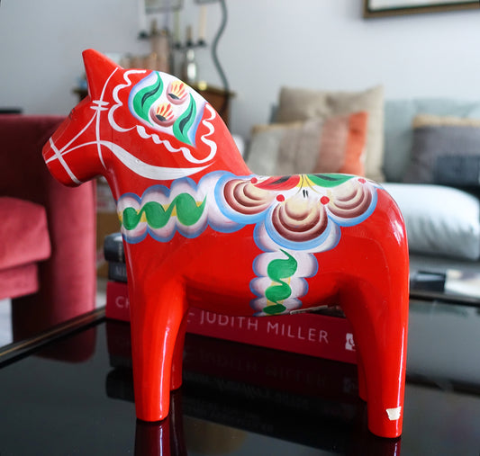 9 3/4 inch Swedish Dala Horse