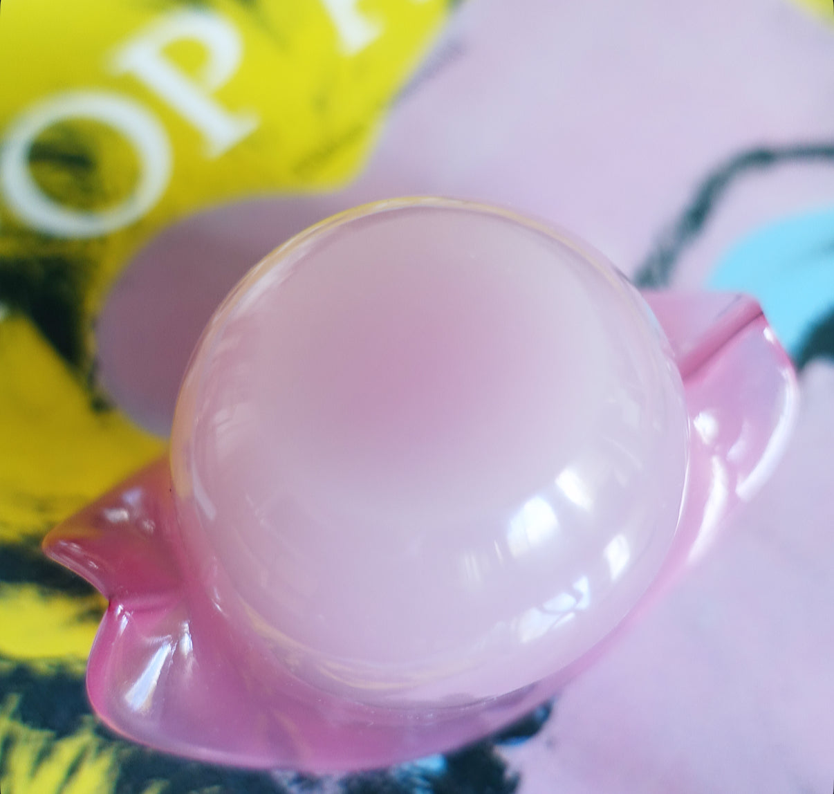 Baby Murano glass clam shell