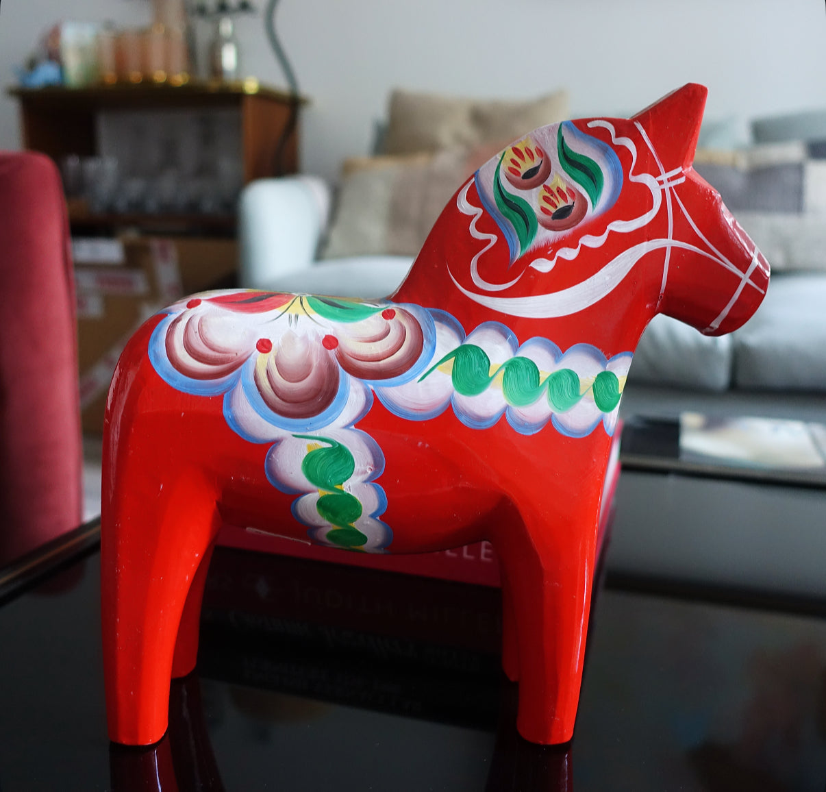 9 3/4 inch Swedish Dala Horse