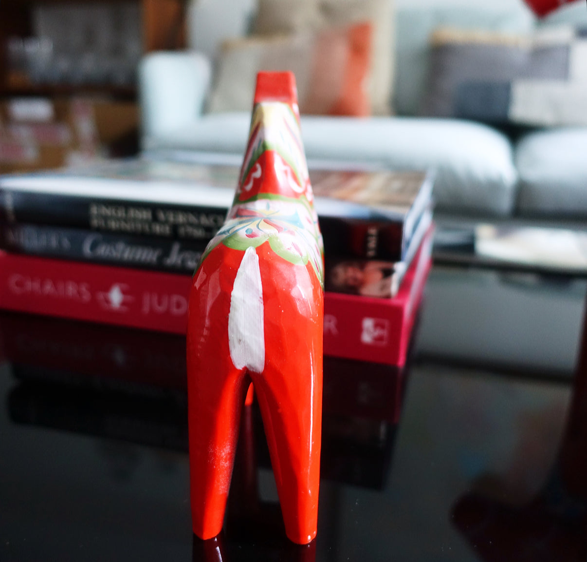 6 1/4 inch Swedish Dala horse