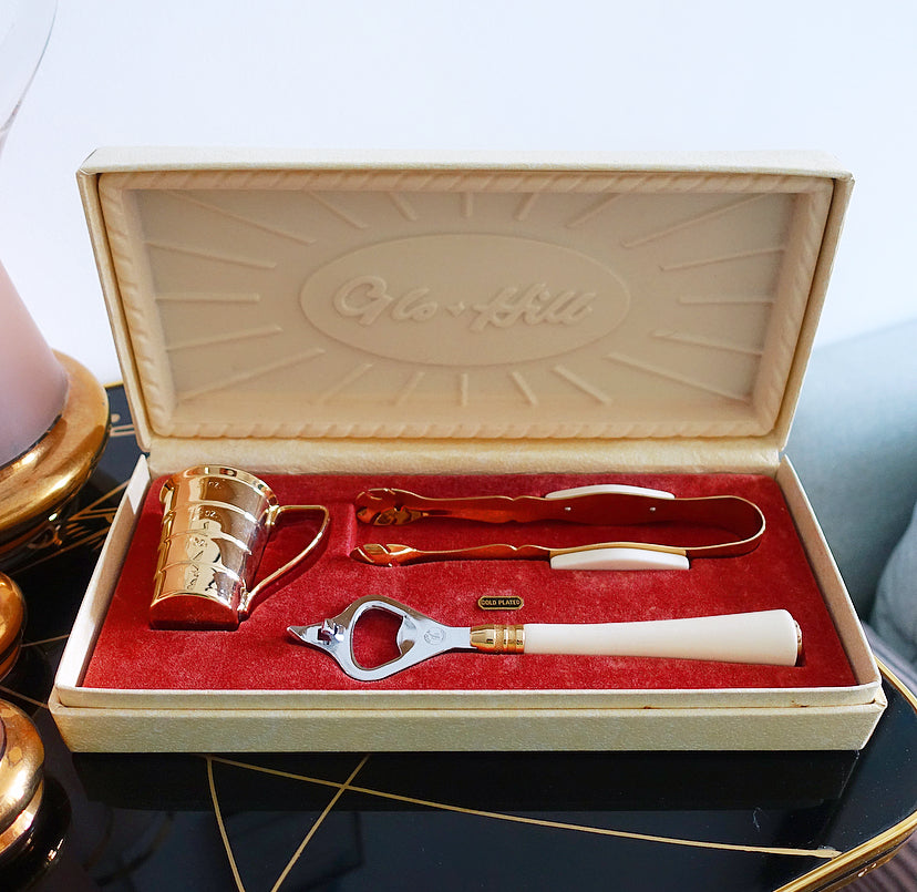 Mid-Century bar tool set