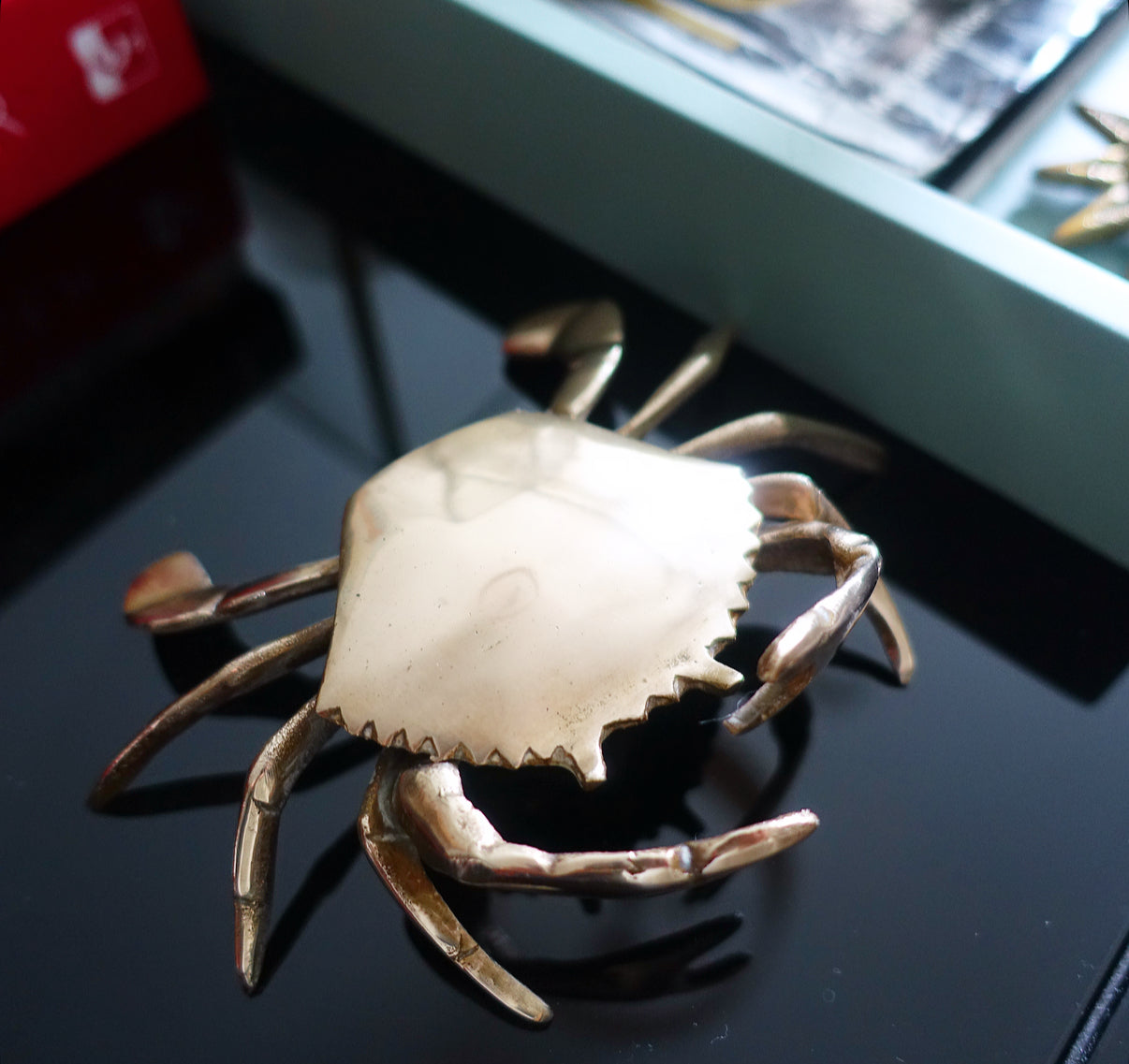 Small brass crab