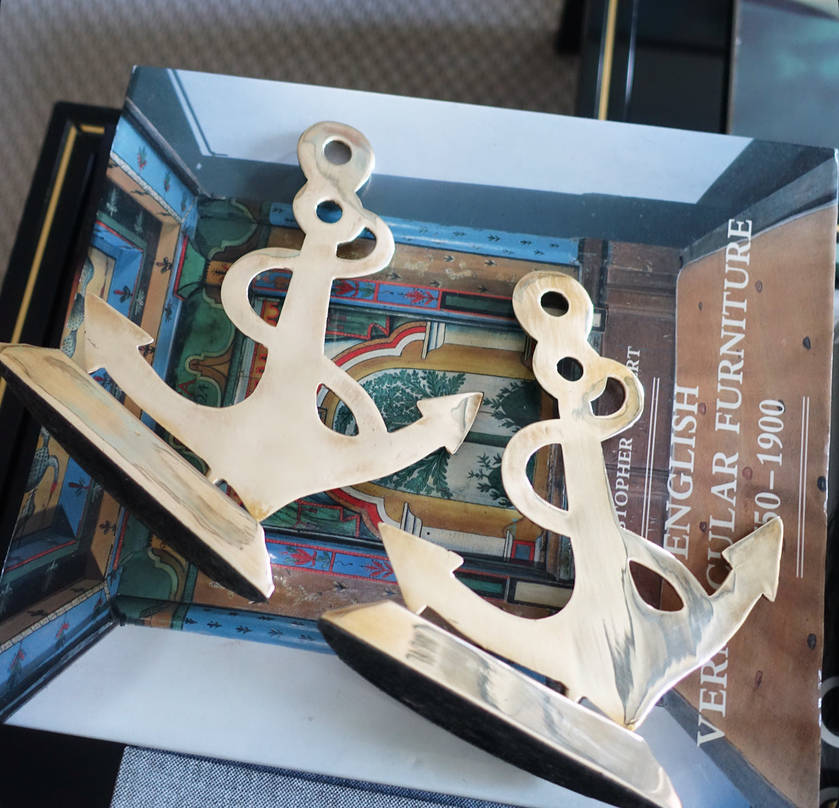 Pair of anchor bookends