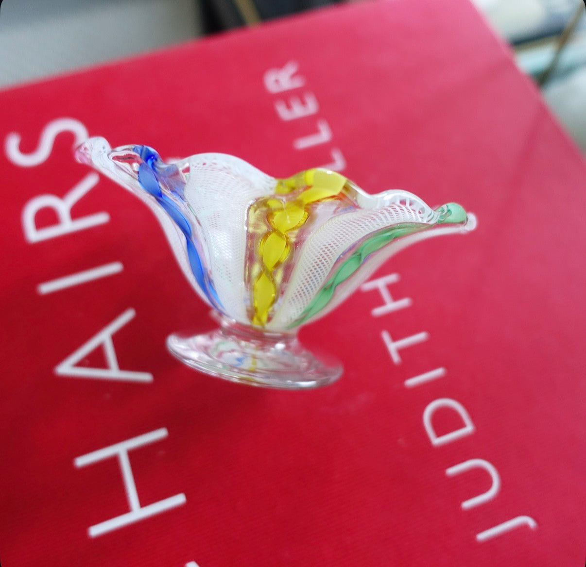 Zanfirico Murano glass bowl