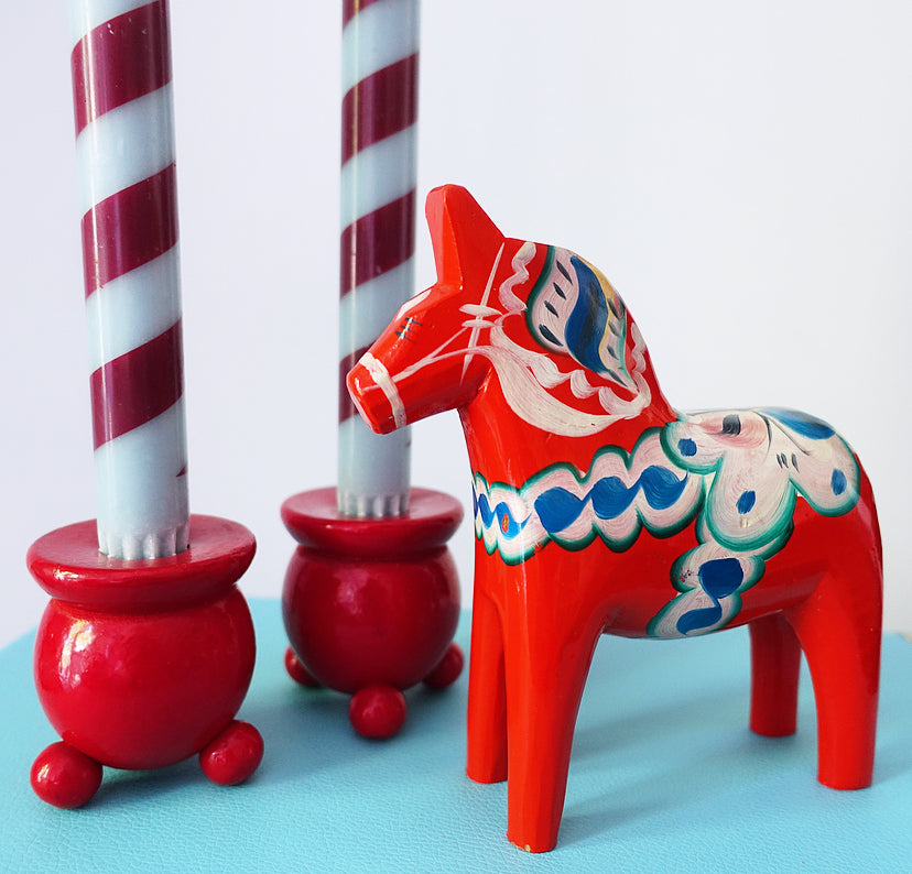 Medium red Dala Horse