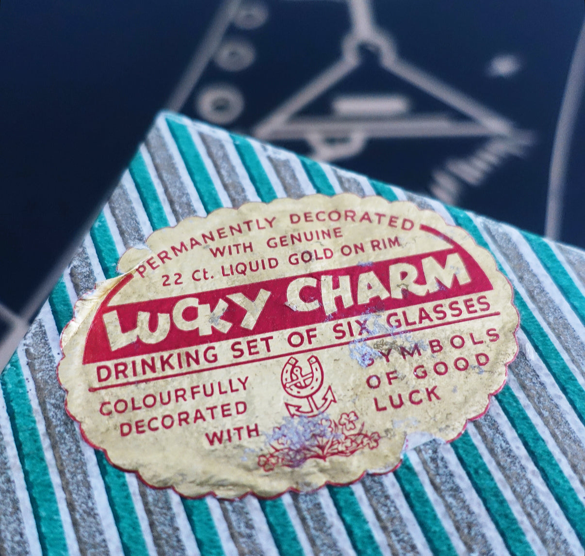 Lucky charm shot glasses