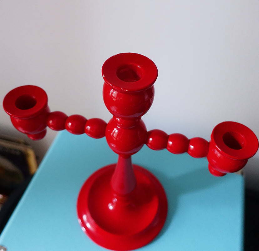 Swedish Bobbin candelabra