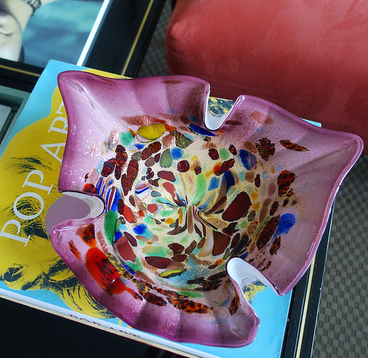 XL Bizantino Murano glass trinket dish