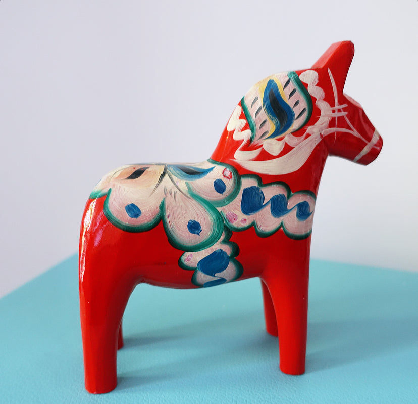 Medium red Dala Horse
