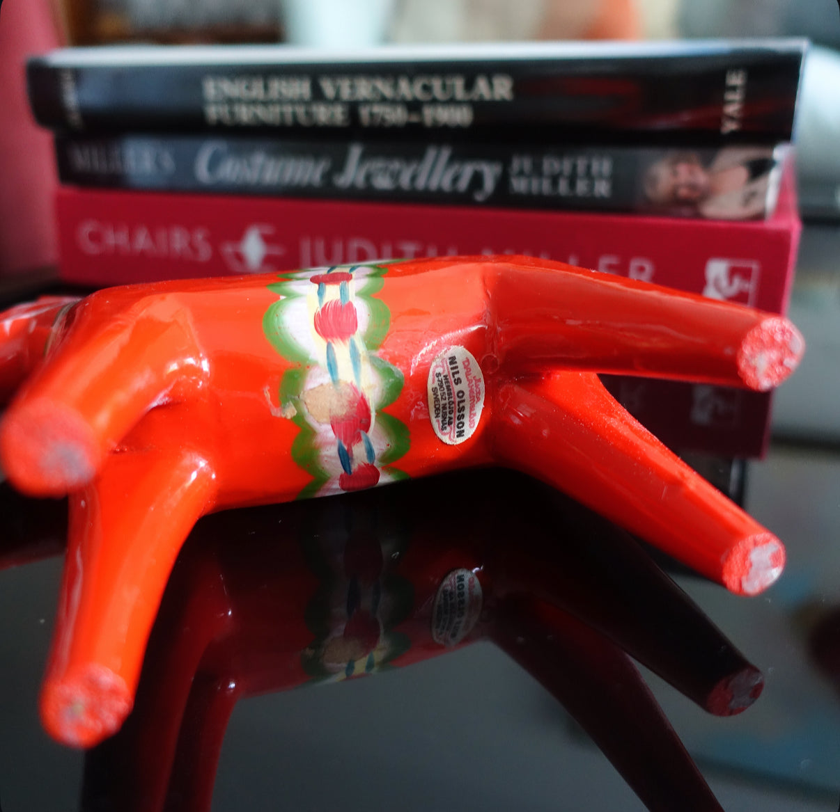 6 1/4 inch Swedish Dala horse