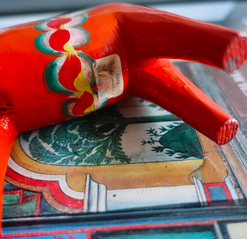 Vintage 5 inch Swedish Dala horse