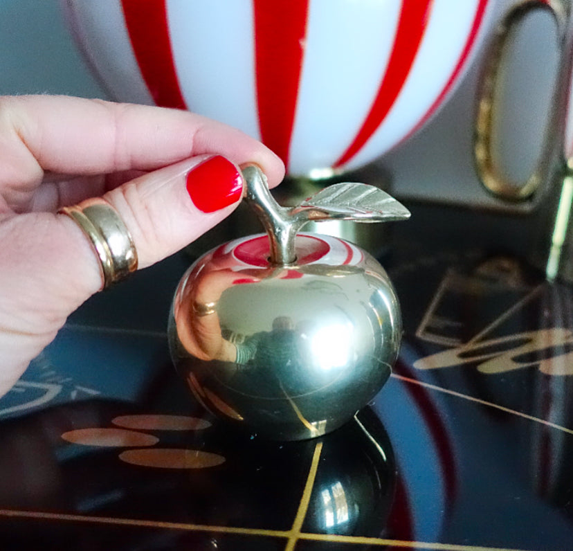 Brass apple bell