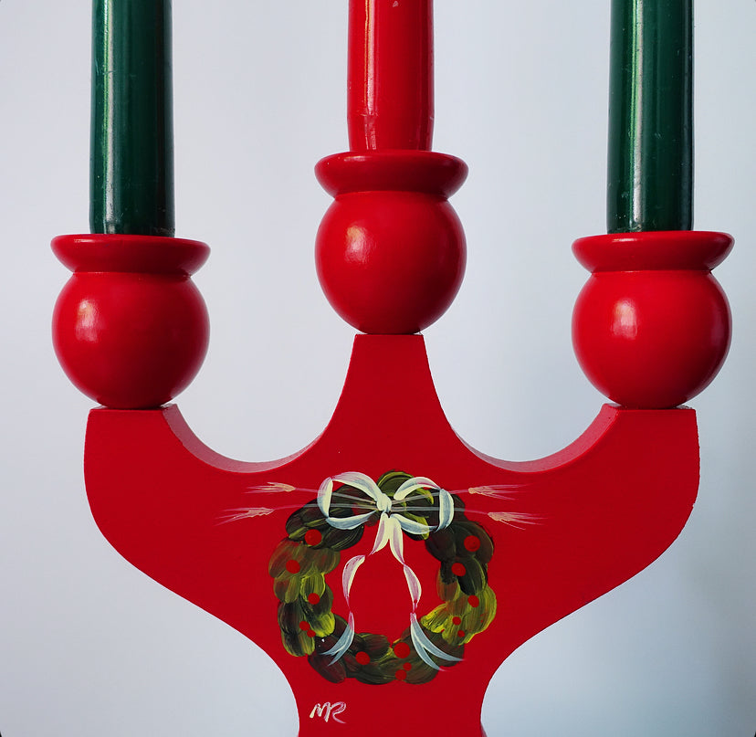 Swedish Wreath candelabra