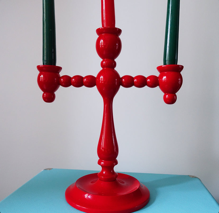 Swedish Bobbin candelabra