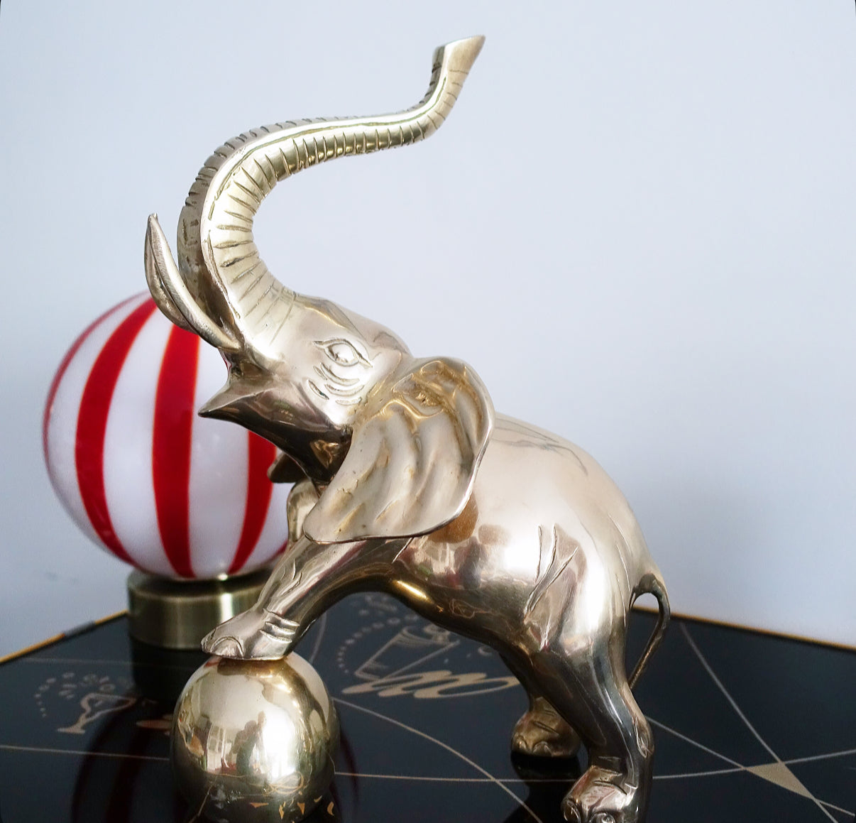 Brass circus elephant
