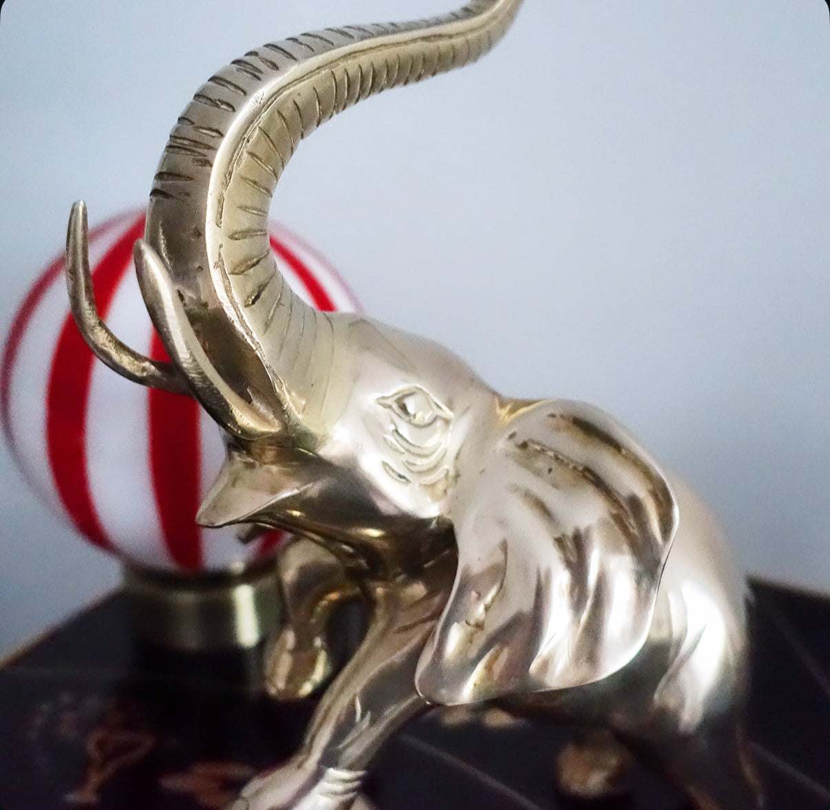 Brass circus elephant