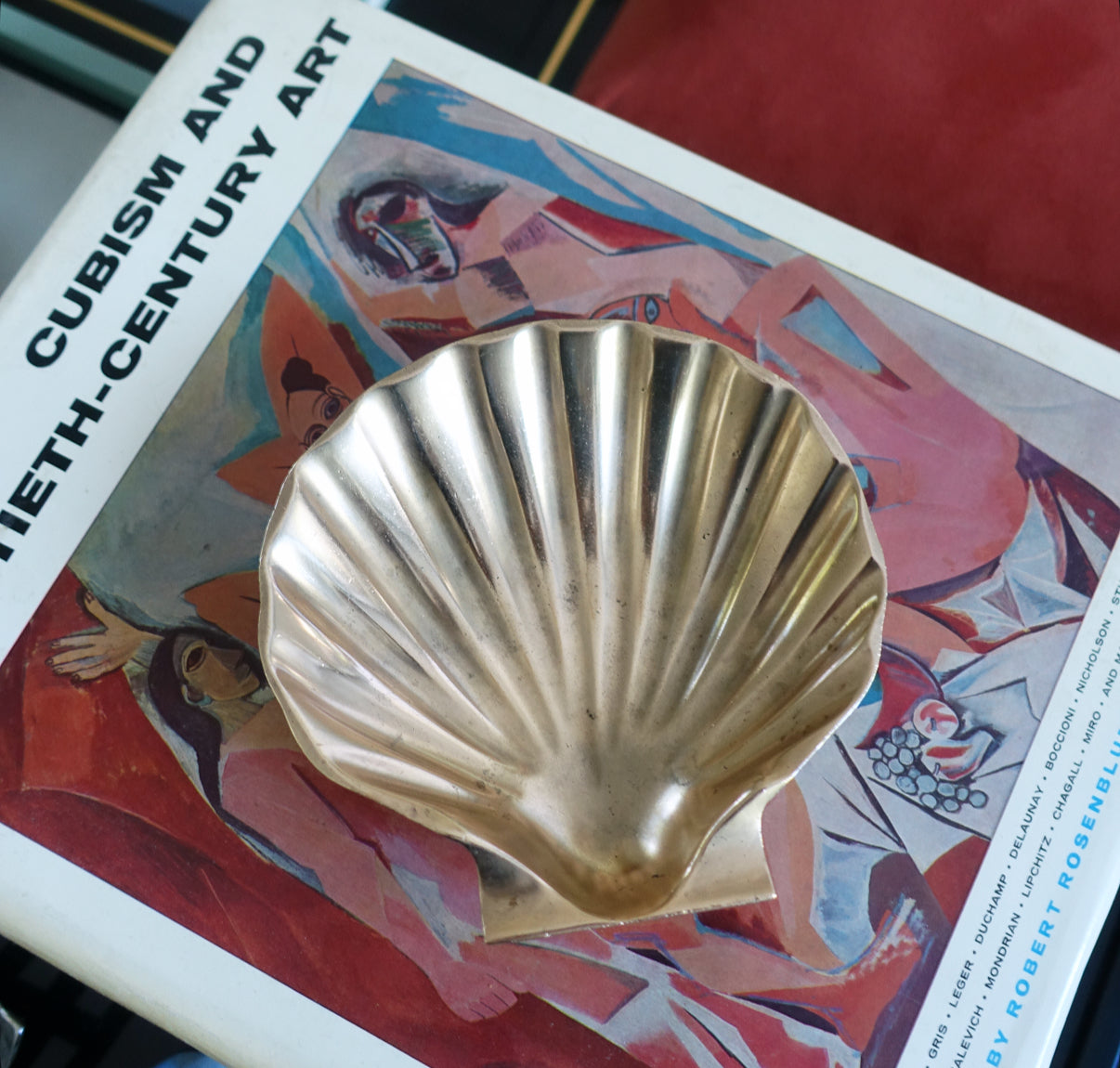 Brass shell motor oil ashtray
