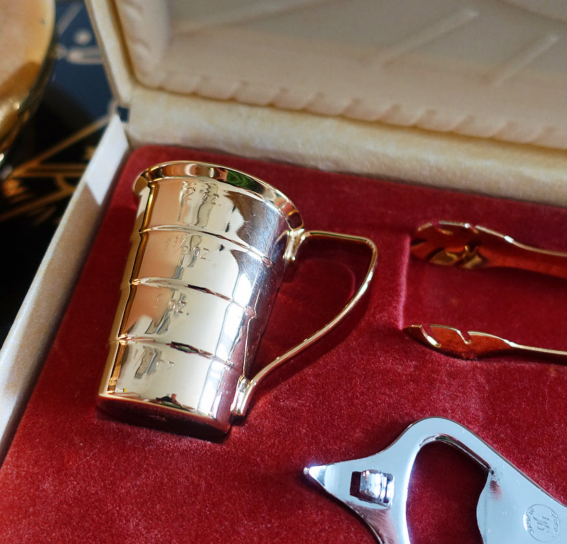 Mid-Century bar tool set