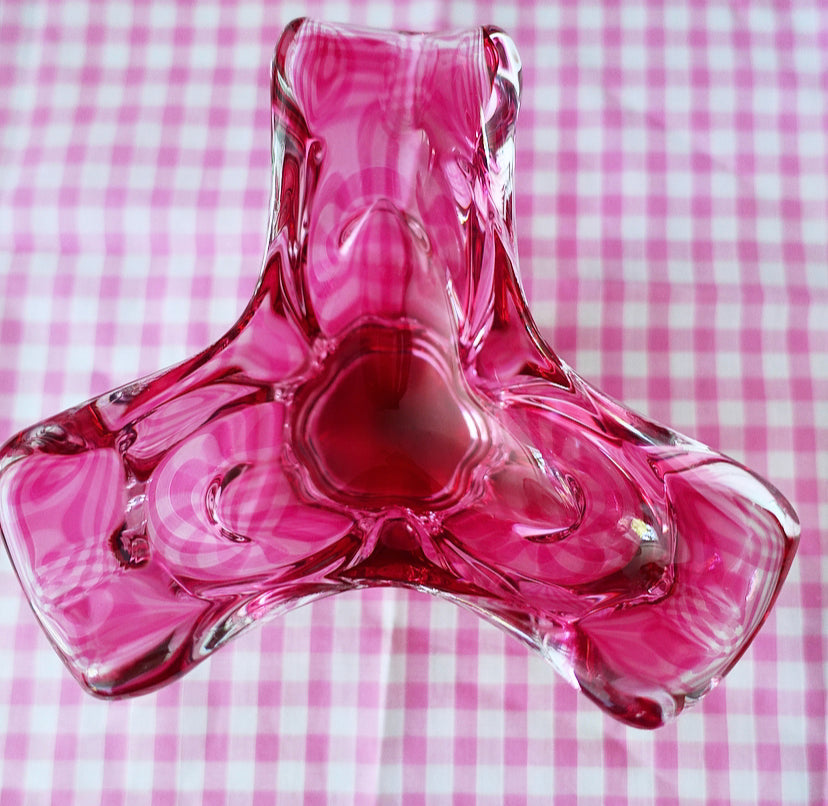 Mid-Century Josef Hospodka glass trinket dish