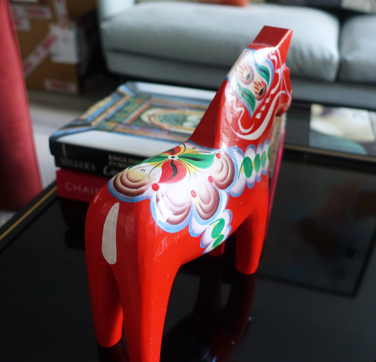 9 3/4 inch Swedish Dala Horse