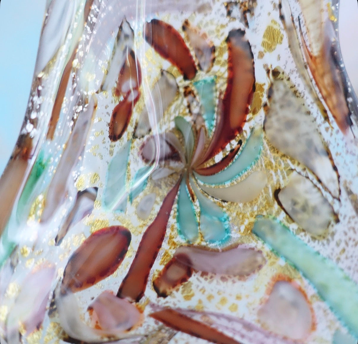 Pastel Bizantino Murano glass dish