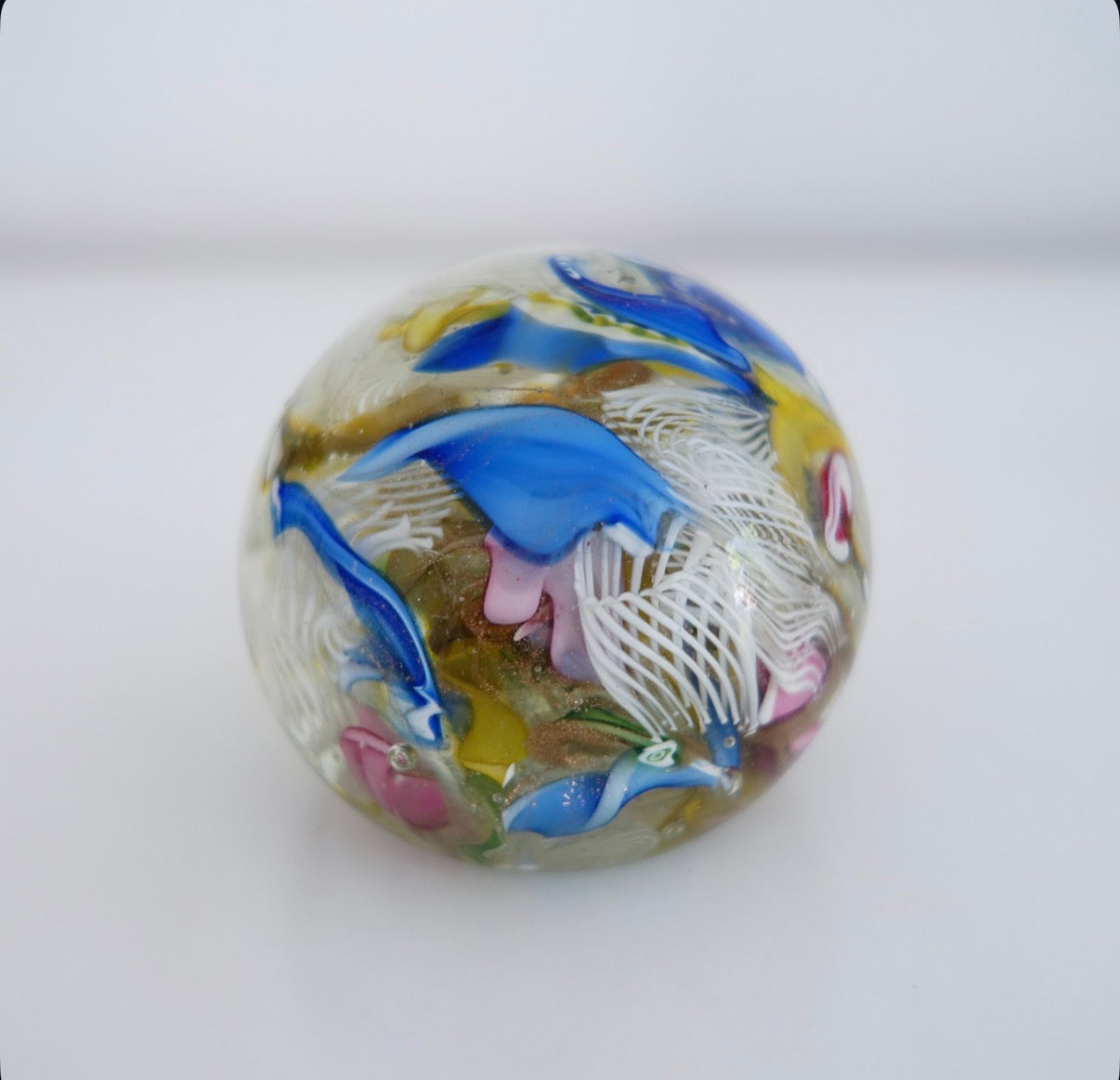 Bizantino Murano glass paperweight (C)