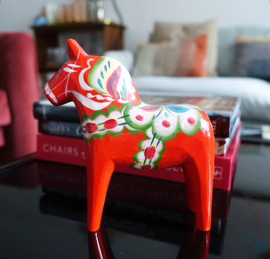6 1/4 inch Swedish Dala horse