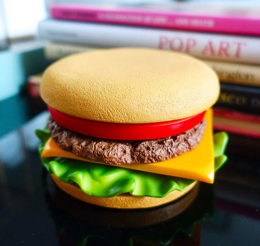Retro burger coaster set