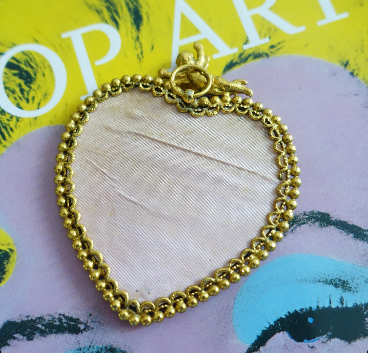 Small heart shaped mirror