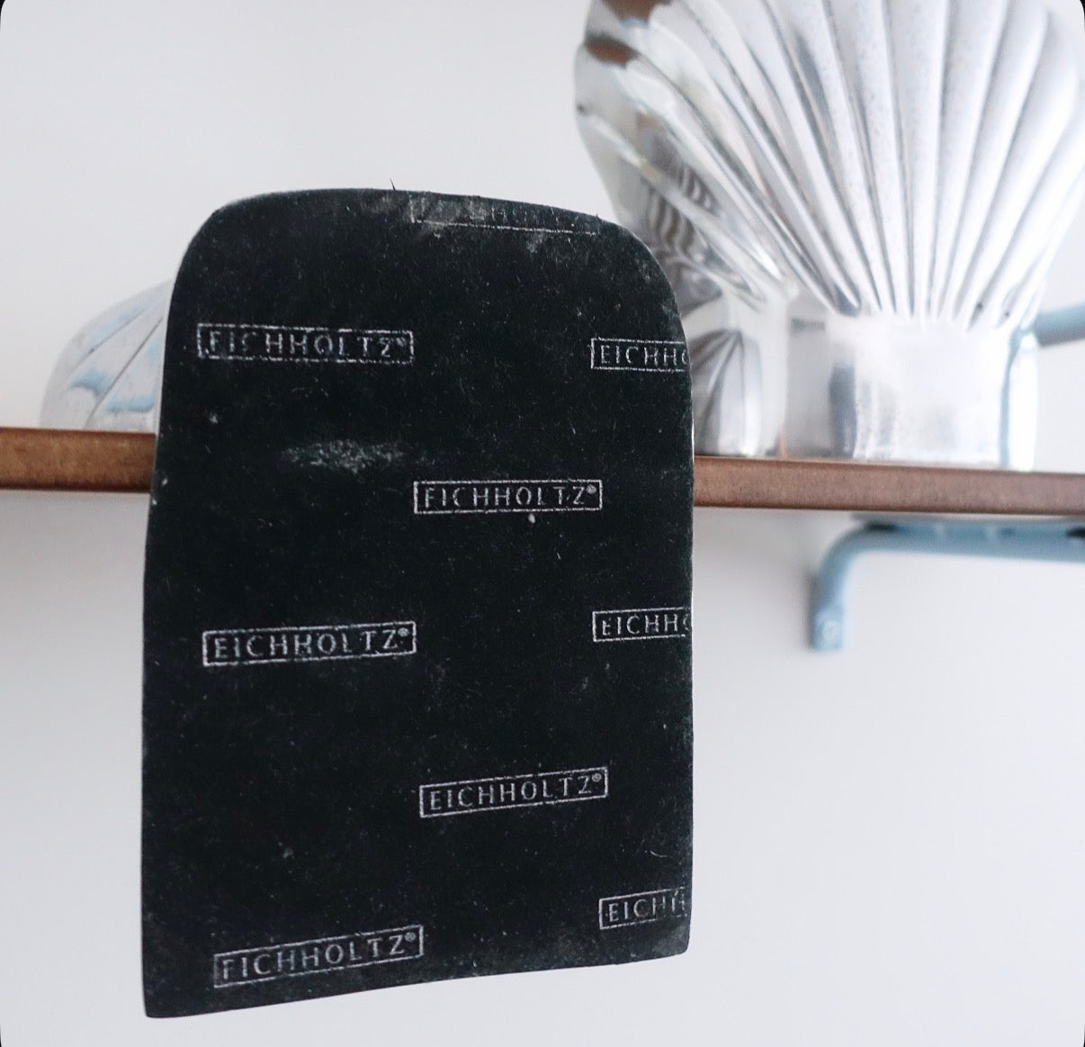 Pair of large aluminium scallop shell bookends