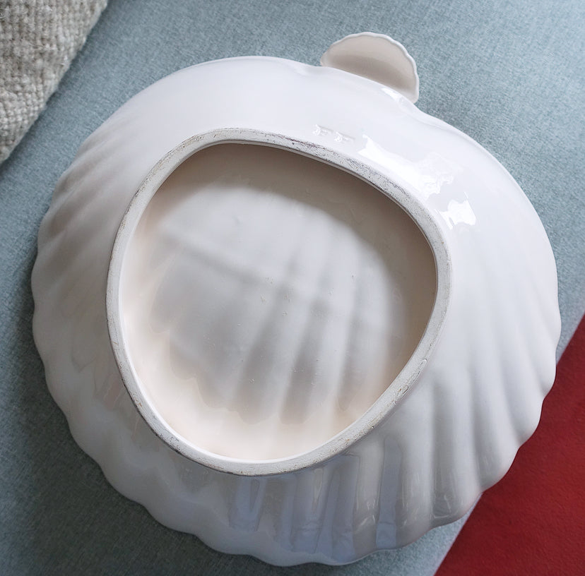 Fitz & Floyd shell chip & dip bowl