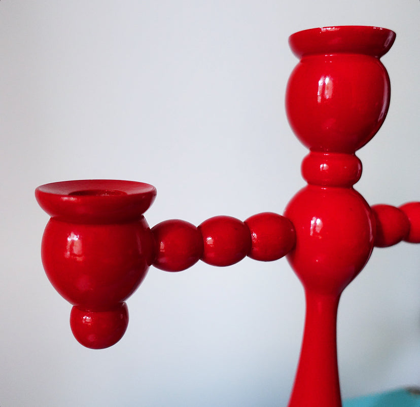Swedish Bobbin candelabra