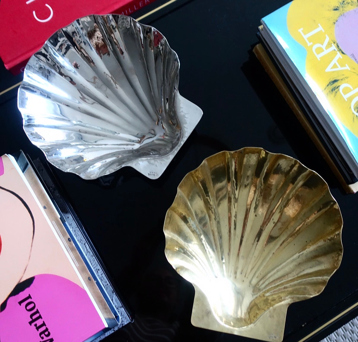 Renzo Cassetti brass shell bowl