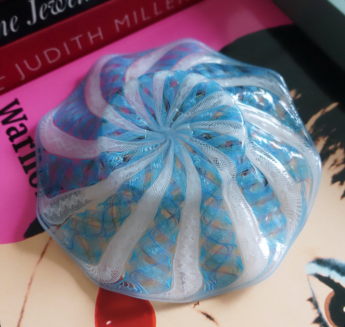 Salviati Murano glass trinket dish