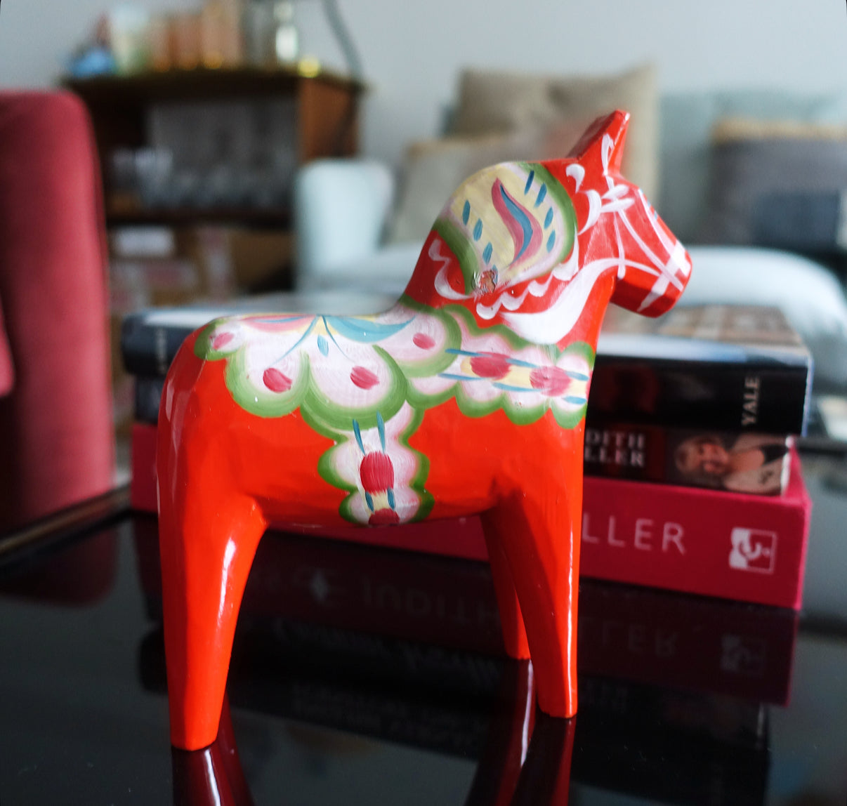 6 1/4 inch Swedish Dala horse