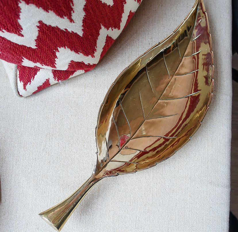 Brass Leaf Dish