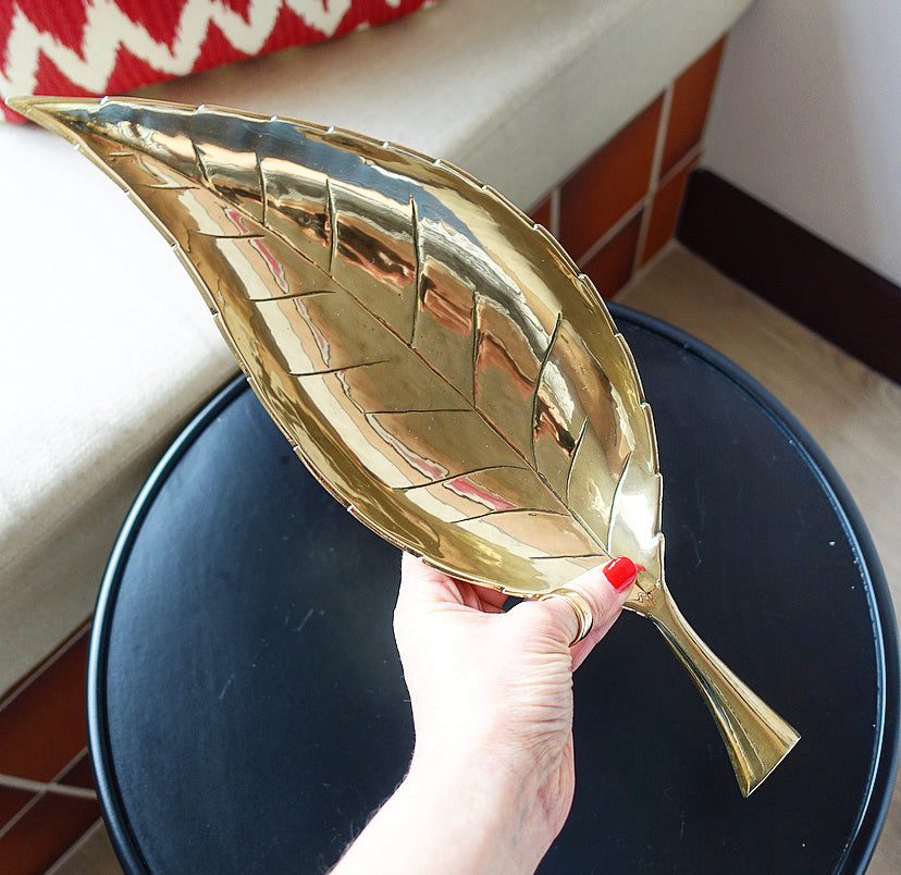 Brass Leaf Dish