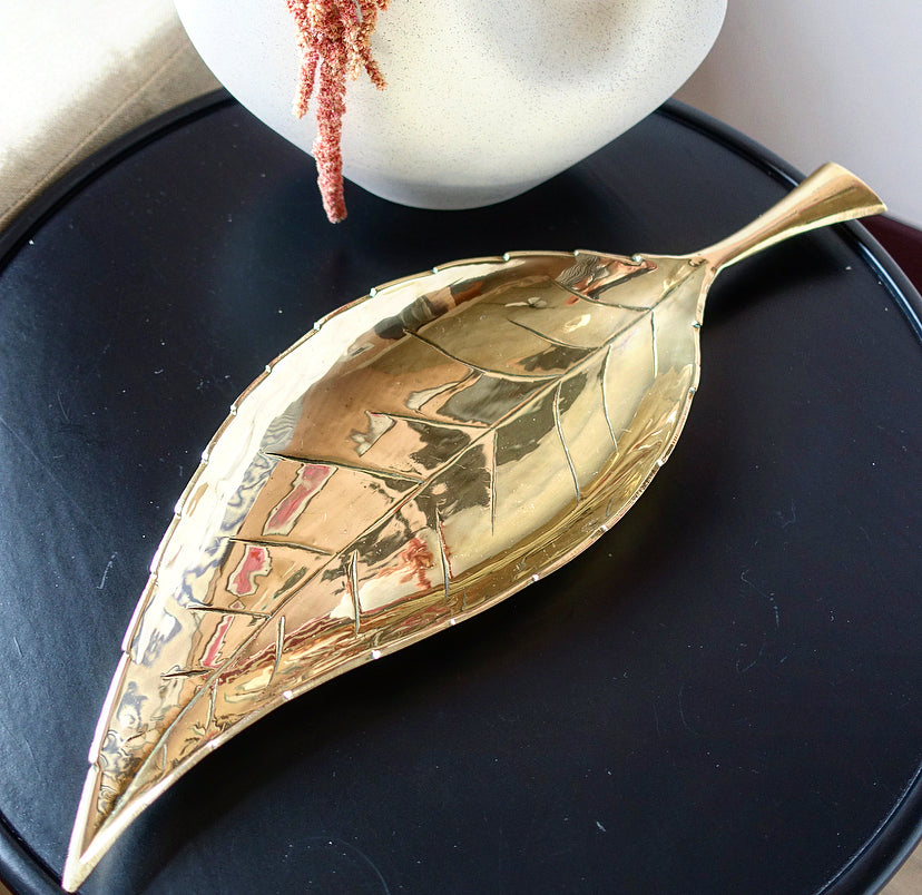 Brass Leaf Dish