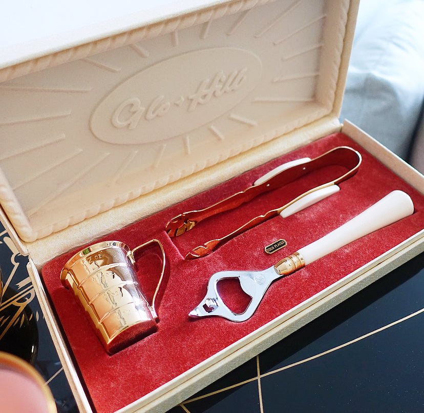 Mid-Century bar tool set