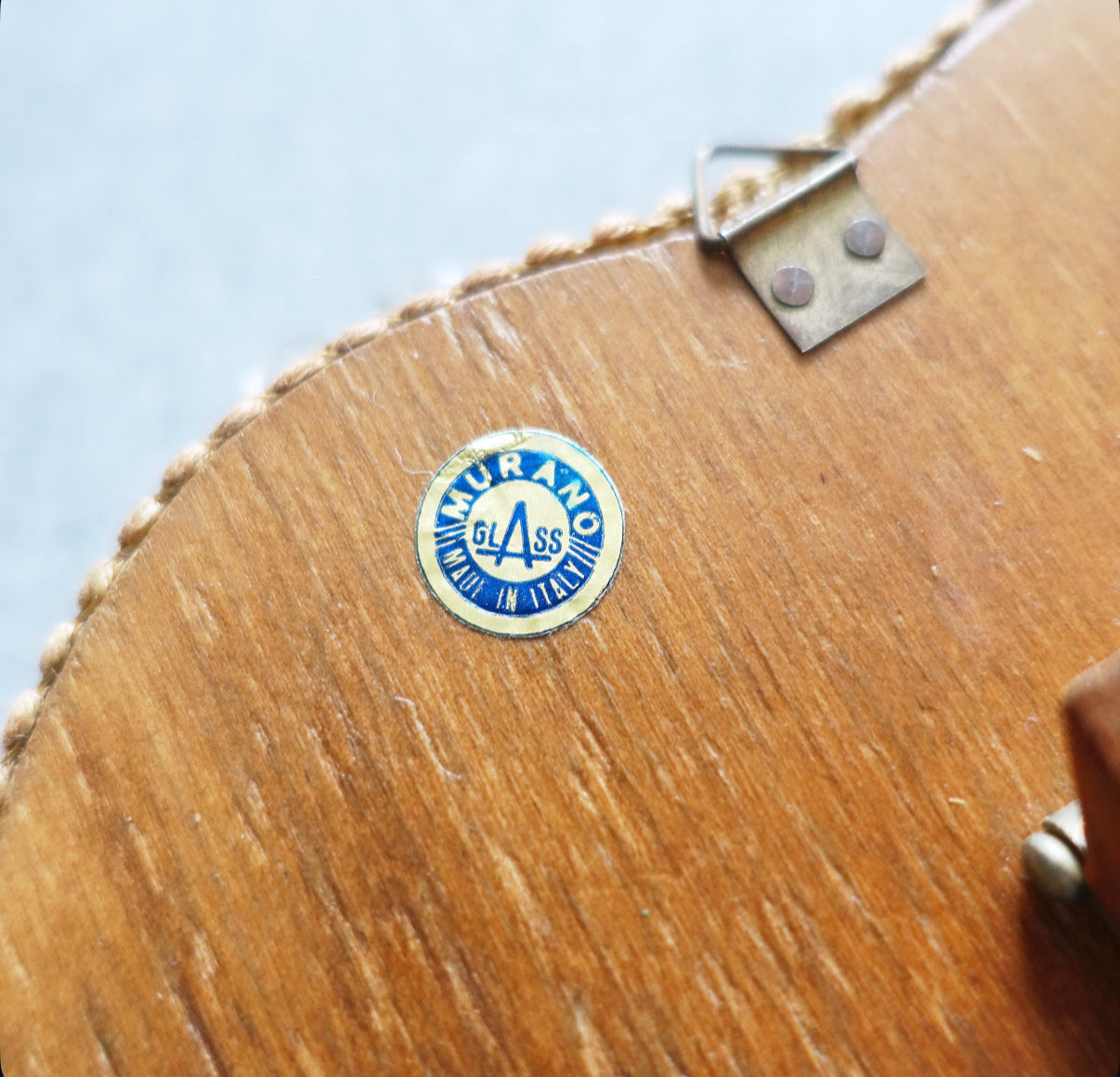 Murano glass vanity mirror