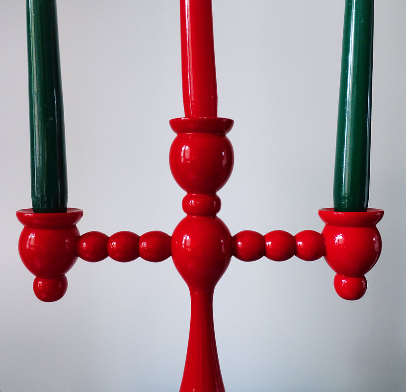 Swedish Bobbin candelabra