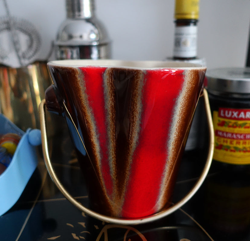 MCM French ceramic ice bucket